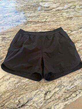 Lands' End Black Athletic Swim Shorts